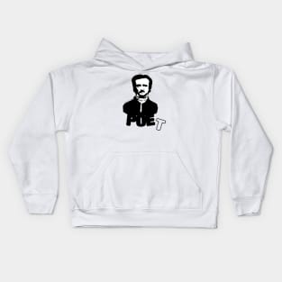 Edgar Allan Poe Poet Kids Hoodie